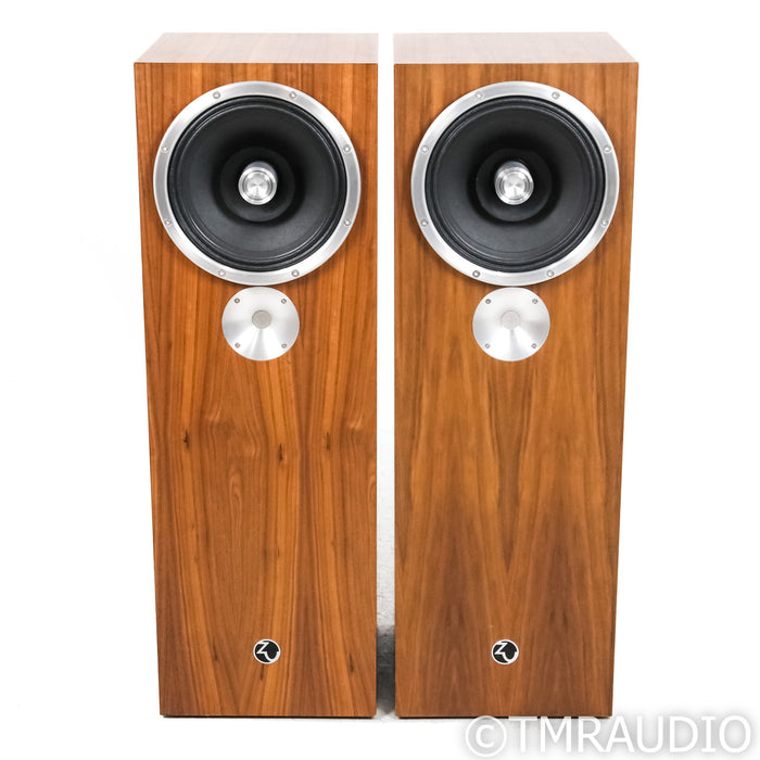 Zu Omen Dirty Weekend MkII Floorstanding Speakers; Walnut Pair; Clarity Caps