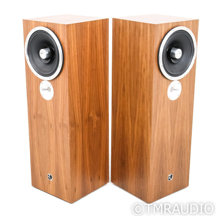 Zu Omen Dirty Weekend MkII Floorstanding Speakers; Walnut Pair; Clarity Caps
