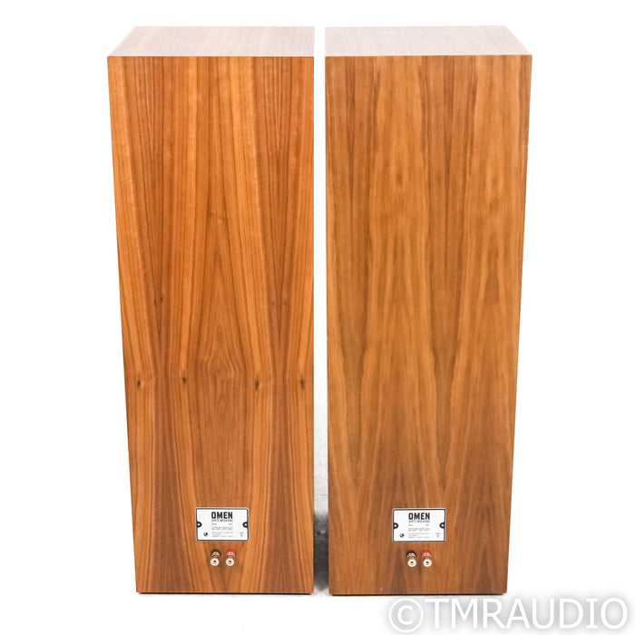 Zu Omen Dirty Weekend MkII Floorstanding Speakers; Walnut Pair; Clarity Caps