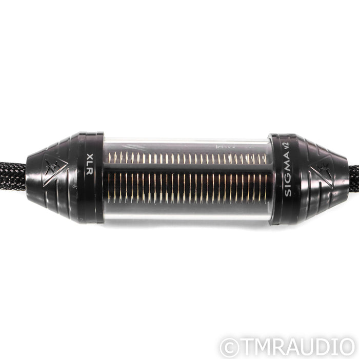 Shunyata Research Sigma v2 XLR Cables; 1m Pair of Balanced Interconnects