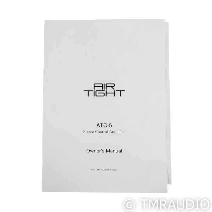Air Tight ATC-5 Stereo Tube Preamplifier; MM Phono