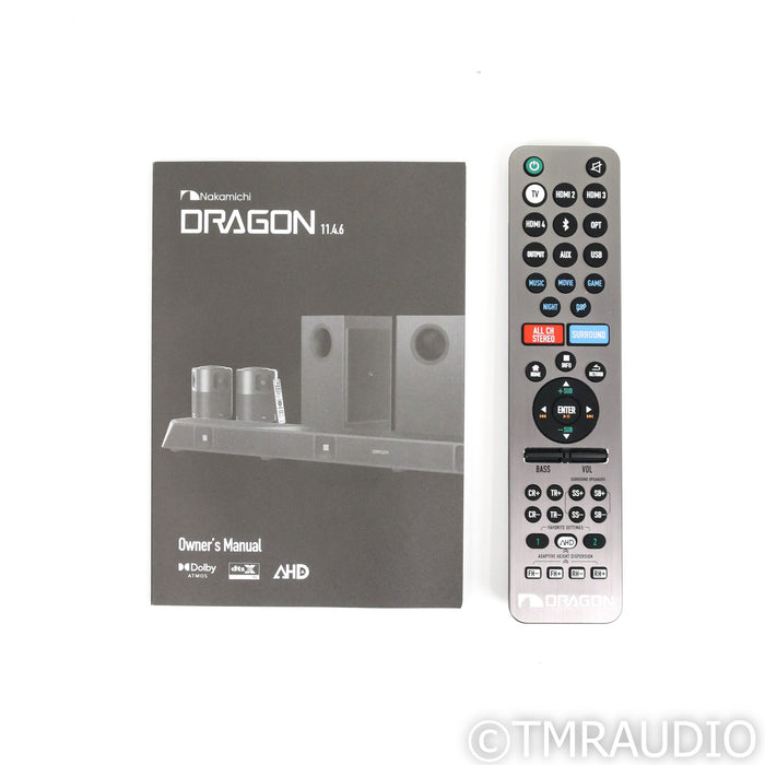 Nakamichi Dragon 11.4.6 Surround Sound System; Dual Opposing 8"
