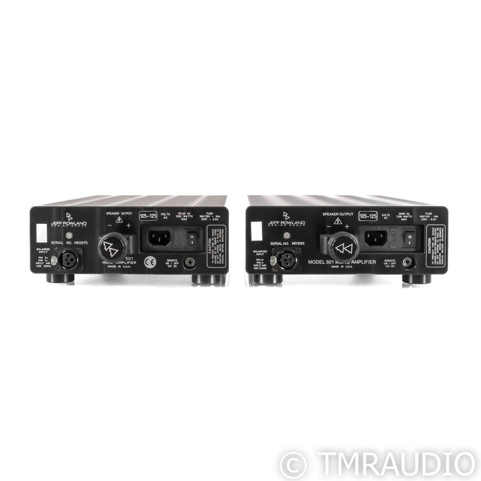 Jeff Rowland Design 501 Power Amplifier; Pair