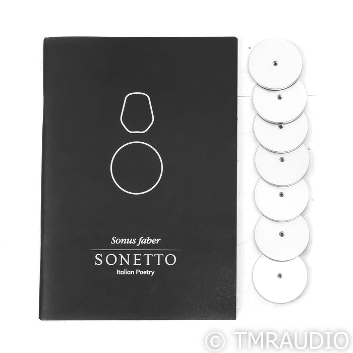 Sonus Faber Sonetto III Floorstanding Speakers; Walnut Pair