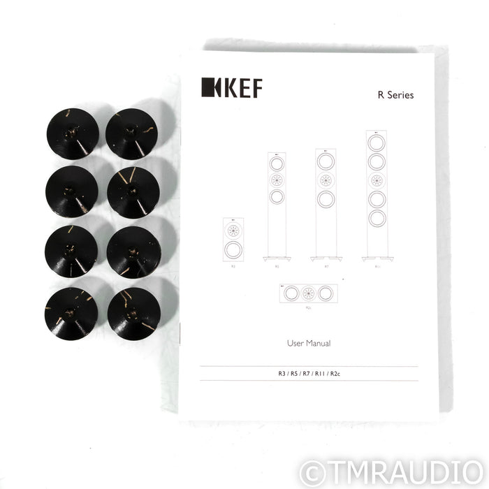 KEF R11 Meta Floorstanding Speakers; White Pair