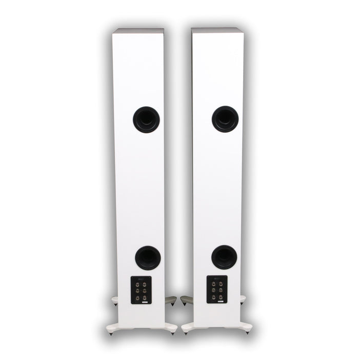KEF R11 Meta Floorstanding Speakers; White Pair