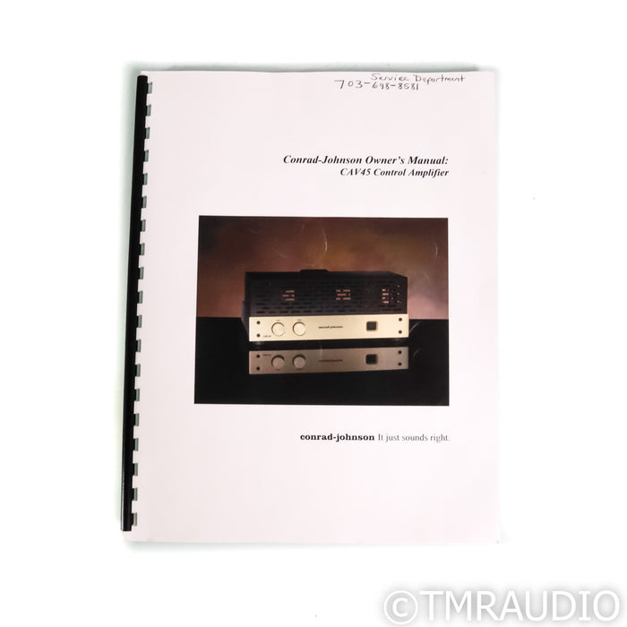 Conrad-Johnson CAV45 Stereo Tube Integrated Amplifier