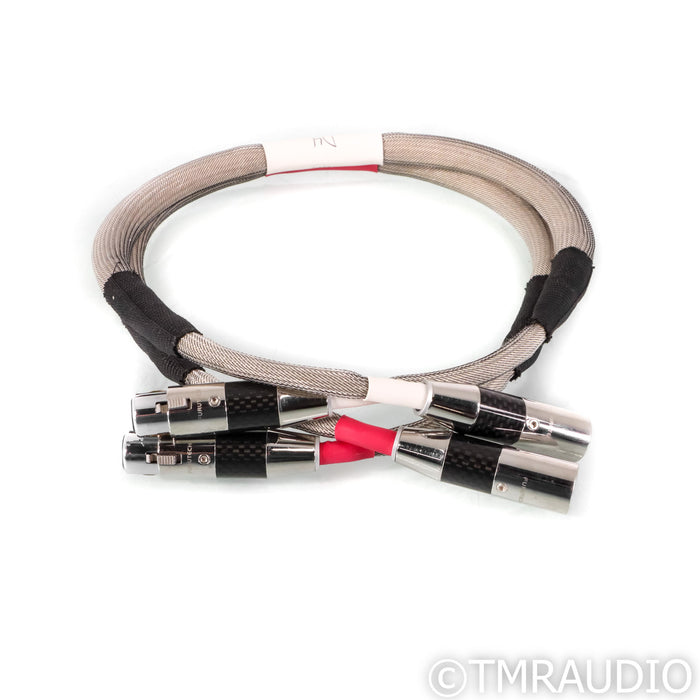 ZenWave Audio D4 XLR Cables; 0.8m Pair Balanced Interconnects