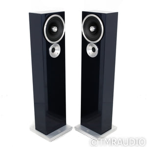 Zu Audio Druid MKV Floorstanding Speakers; Nettuno Gloss Maserati Blue Pair