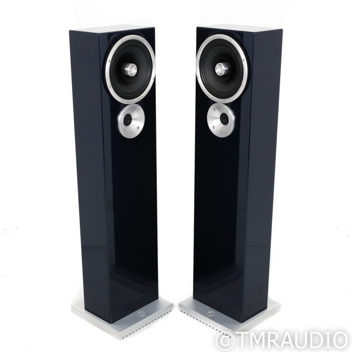 Zu Audio Druid MKV Floorstanding Speakers; Nettuno Gloss Maserati Blue Pair