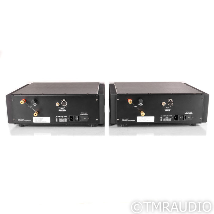 Sanders Sound Systems ESL Monoblock Power Amplifiers; Pair