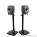 Genelec 8341A Active Studio Monitors; Grey Pair w/ Stands