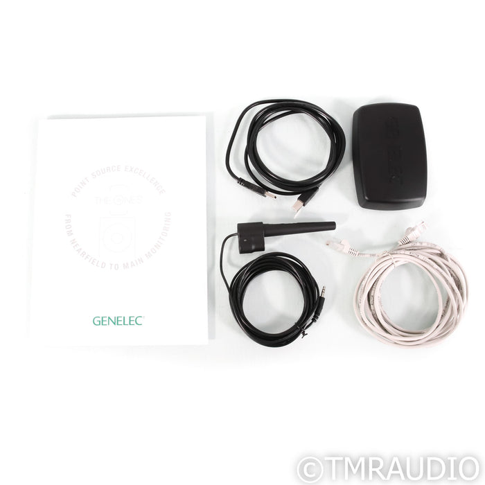 Genelec 8341A Active Studio Monitors; Grey Pair w/ Stands