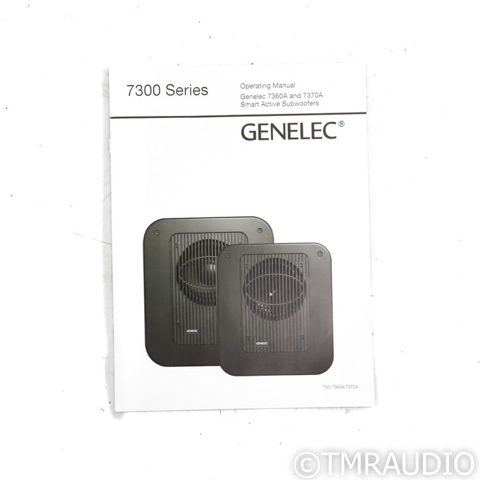 Genelec 7360A Smart Active 10" Subwoofer; Black