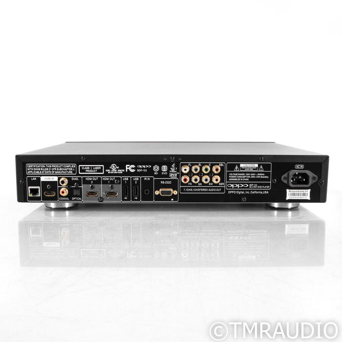 Oppo BDP-103 Universal Blu-ray Player; CD & SACD