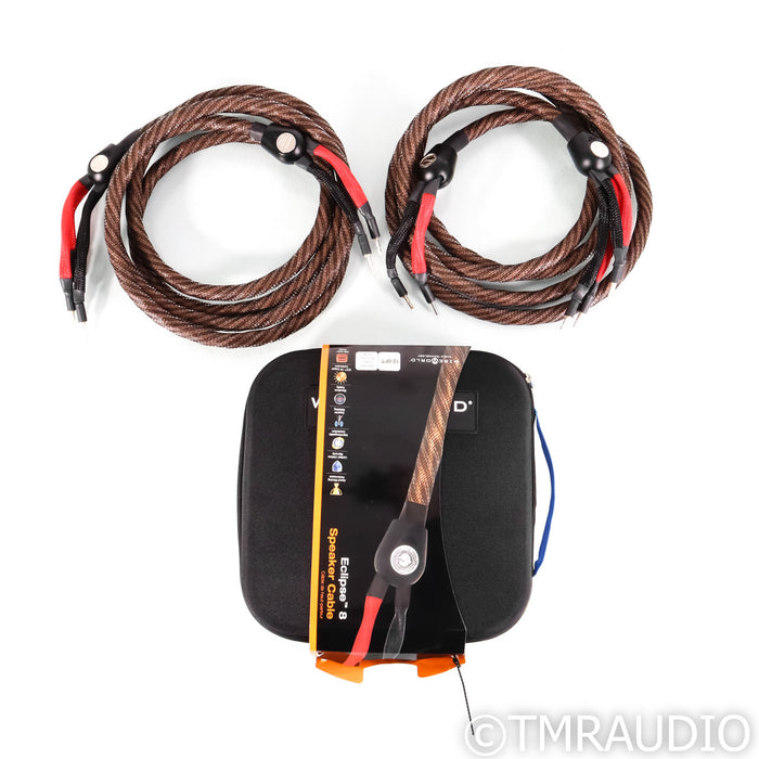 WireWorld Eclipse 8 Bi-Wire Speaker Cables; 12ft Pair