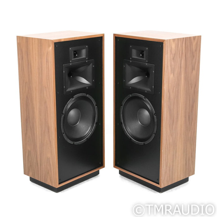 Klipsch Forte IV Floorstanding Speakers; American Walnut Pair