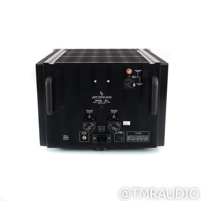 Jeff Rowland Design Model 301 Monoblock Power Amplifier; Single