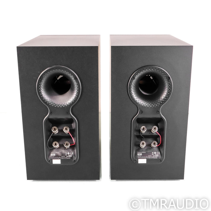 Bowers & Wilkins 606 Bookshelf Speakers; Black Pair
