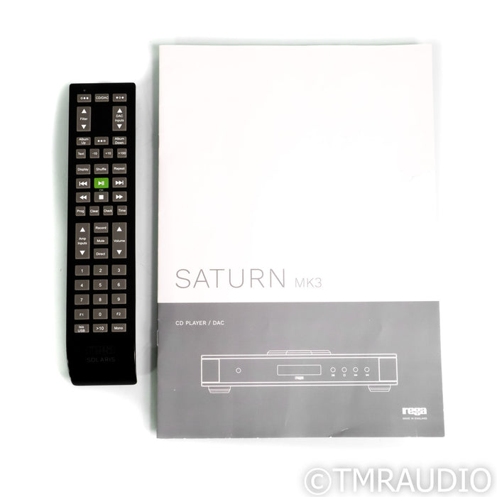 Rega Saturn MK3 CD Player & DAC; D/A Converter