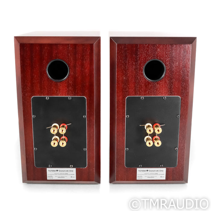 Totem Acoustic Signature One Bookshelf Speakers; Mahogany Pair