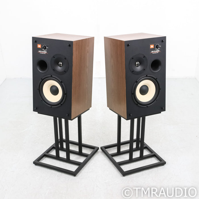 JBL L82 Classic Bookshelf Speakers; Walnut Pair w/ Stands