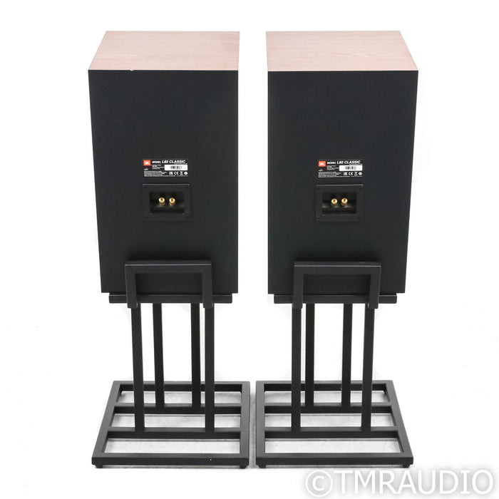 JBL L82 Classic Bookshelf Speakers; Walnut Pair w/ Stands