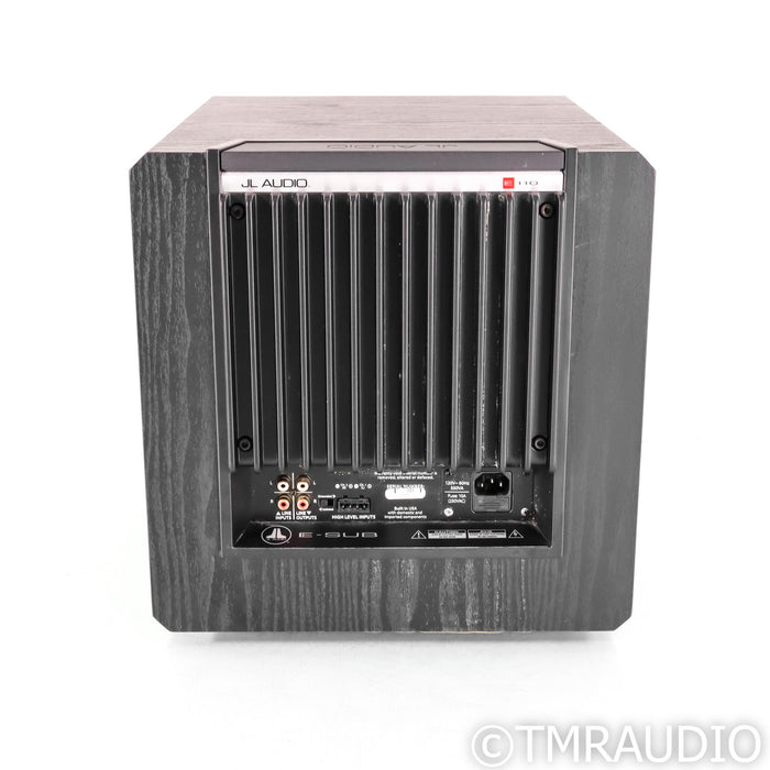 JL Audio E110 10" Powered Subwoofer; Satin Black
