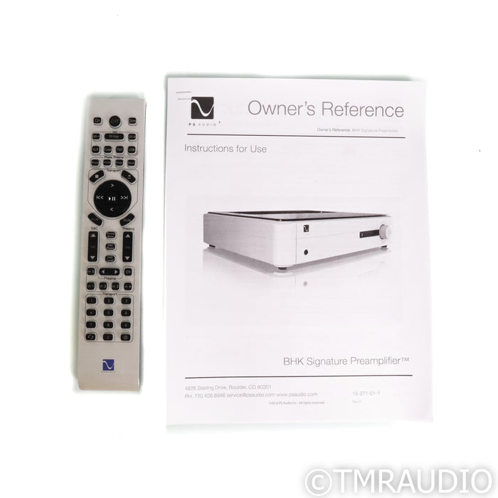 PS Audio BHK Signature Stereo Tube Hybrid Preamplifier