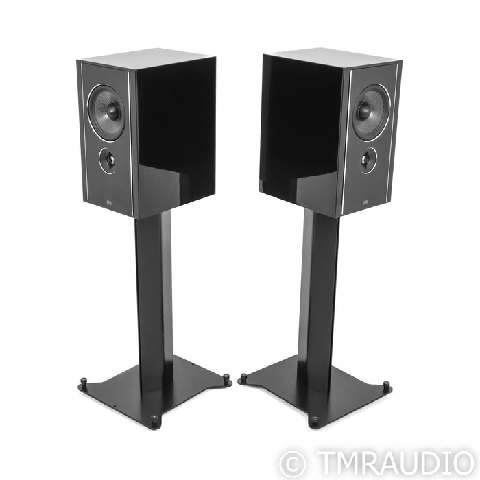 PSB Speakers Synchrony B600 Bookshelf Speakers; Gloss Black Pair w/ Stands