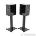 PSB Speakers Synchrony B600 Bookshelf Speakers; Gloss Black Pair w/ Stands