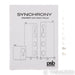 PSB Speakers Synchrony B600 Bookshelf Speakers; Gloss Black Pair w/ Stands