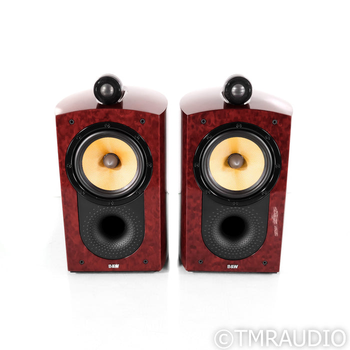Bowers & Wilkins Signature 805 Bookshelf Speakers; Red Cherry Pair