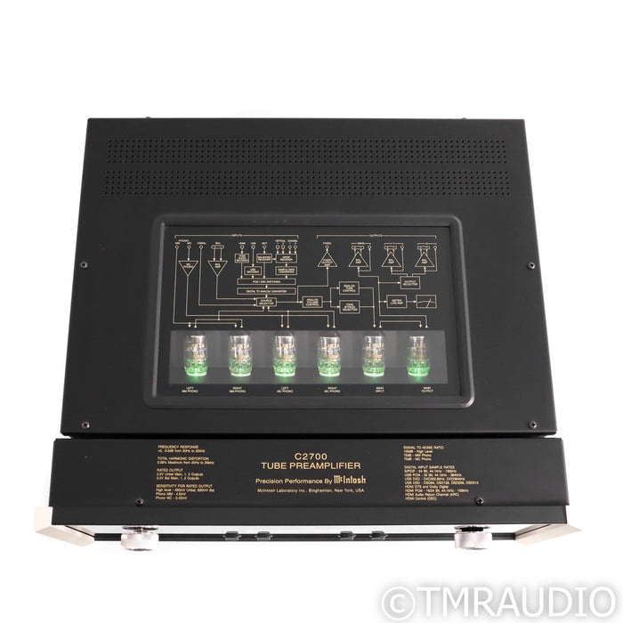 McIntosh C2700 Stereo Tube Preamplifier; MM & MC Phono