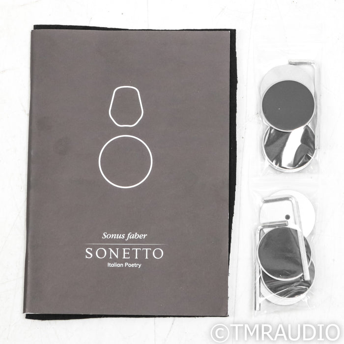 Sonus Faber Sonetto III Floorstanding Speakers; Walnut Pair