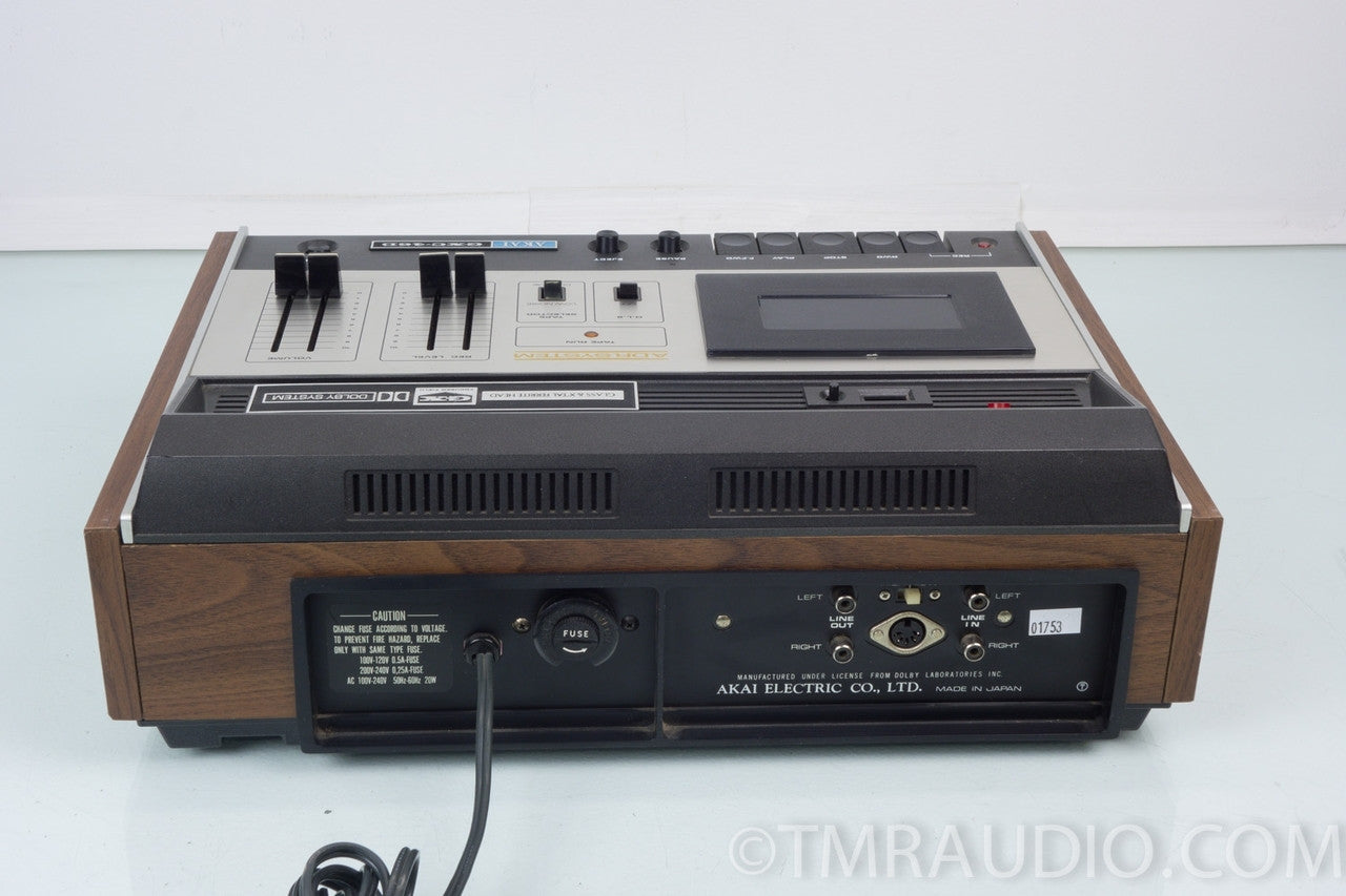 Akai GXC-46D Vintage Stereo Cassette Deck / Tape Recorder — The