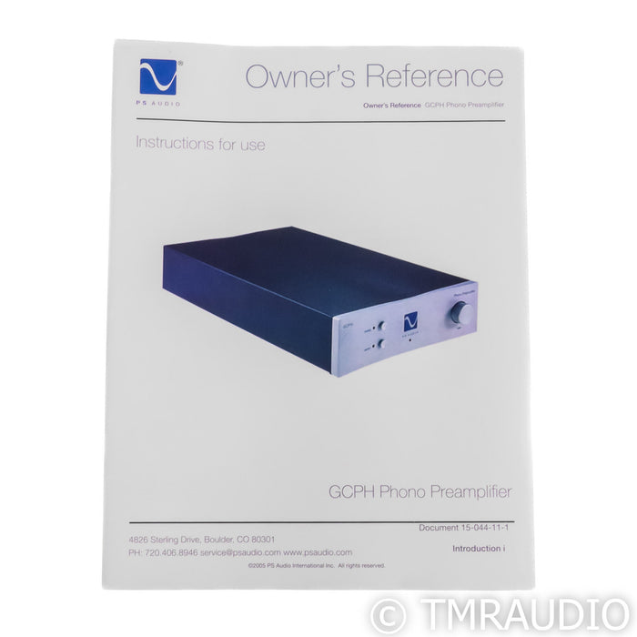 PS Audio GCPH MM & MC Phono Preamplifier (No Remote)