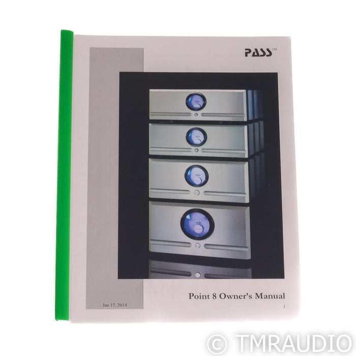 Pass Labs XA30.8 Stereo Power Amplifier
