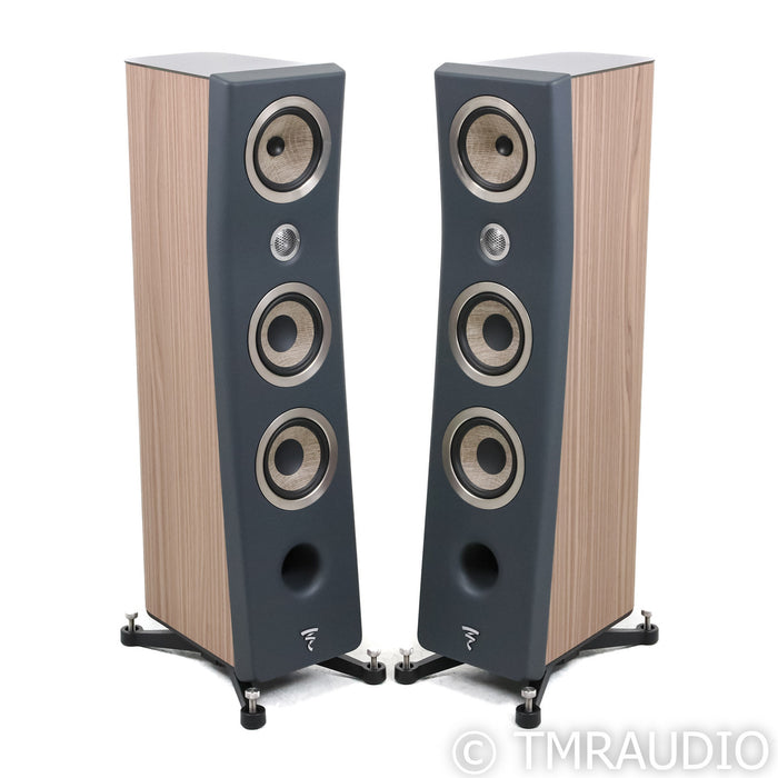 Focal Kanta No. 2 Floorstanding Speakers; Walnut & Grey Pair (No Grills; Used)