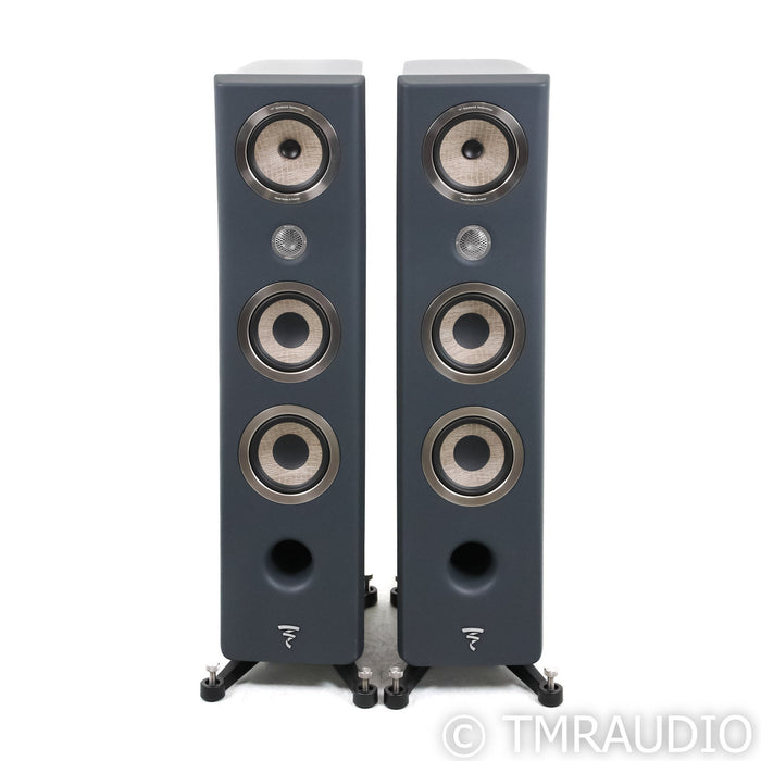 Focal Kanta No. 2 Floorstanding Speakers; Walnut & Grey Pair (No Grills; Used)