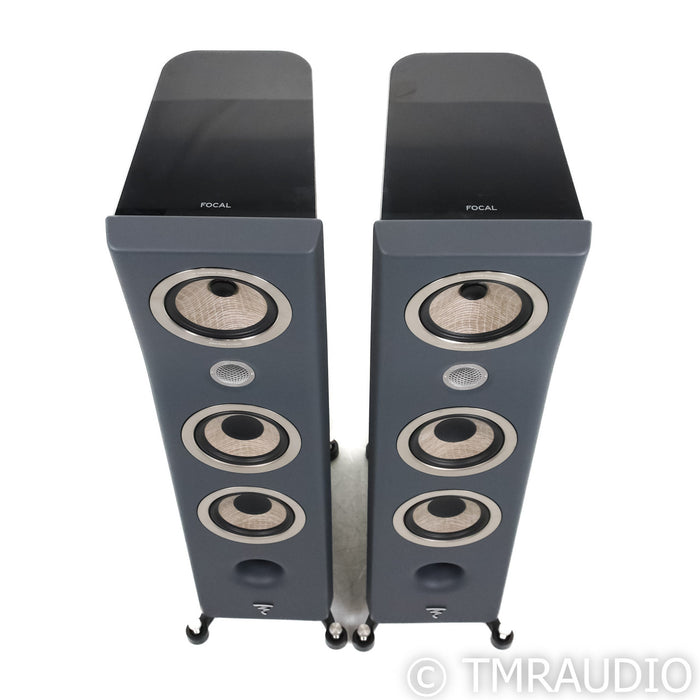 Focal Kanta No. 2 Floorstanding Speakers; Walnut & Grey Pair (No Grills; Used)