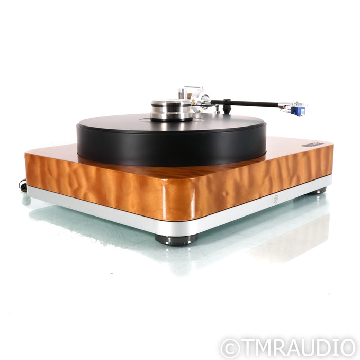 Pure Fidelity Harmony Mk2 Turntable; Quilted Maple; PF-309 Mk4 9"; Umami Blue MC