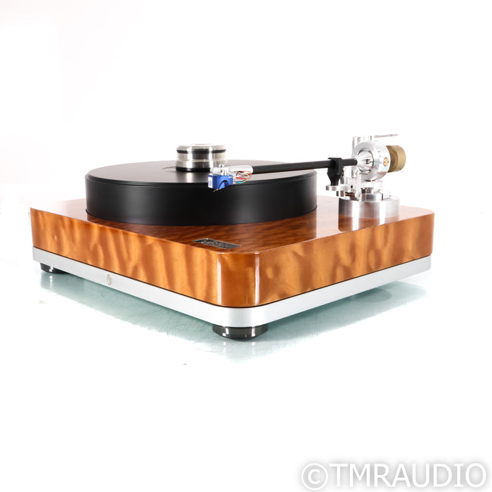 Pure Fidelity Harmony Mk2 Turntable; Quilted Maple; PF-309 Mk4 9"; Umami Blue MC