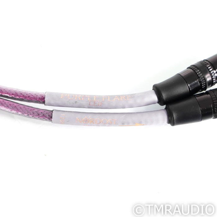 Nordost Purple Flare RCA Cables; 1m Interconnects