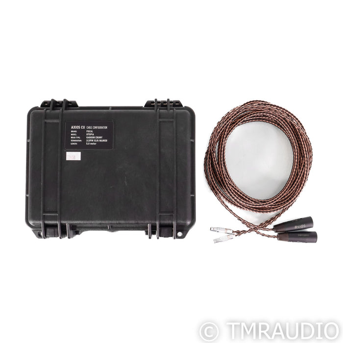 Kimber Kable Axios-CU Headphone Cable; 5m Dual 3-Pin XLR; For Focal Utopia