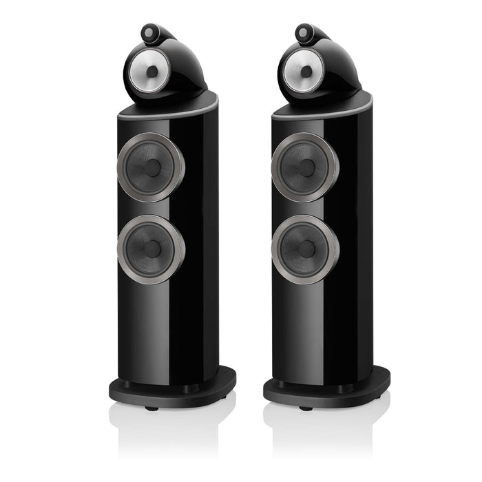 Bowers & Wilkins 803 D4 Floorstanding Speakers; Gloss Black Pair (Sealed)