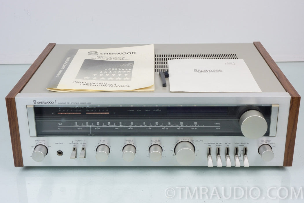 Sherwood S-8400 CP Vintage AM / FM Stereo Receiver in Factory Box