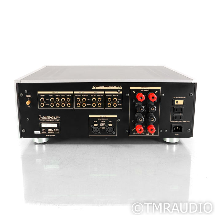 Luxman L-505u Stereo Integrated Amplifier; MM & MC Phono