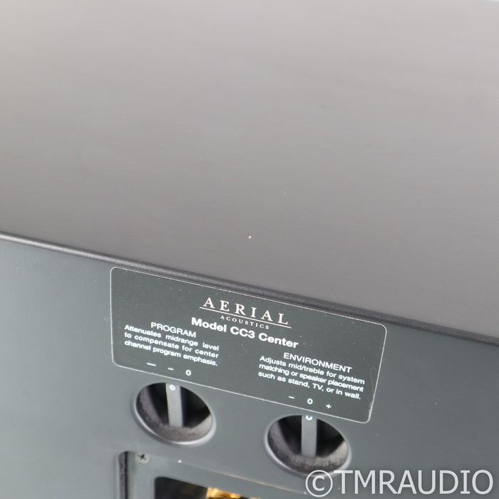 Aerial Acoustics CC3 Center Channel Speaker; Black