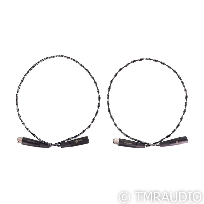 Kimber Kable Carbon Series XLR Cables; 0.75m Balanced Interconnects